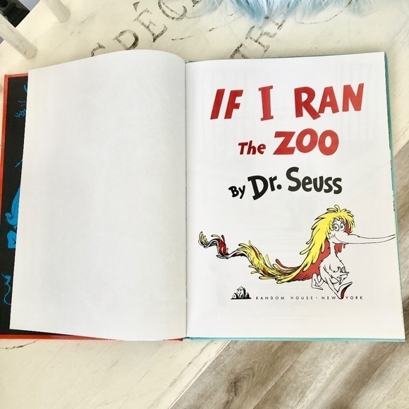 Dr Seuss, If I Ran The Zoo, Hardcover, Book, DISCONTINUED, Very Nice Condition - Picture 3 of 14